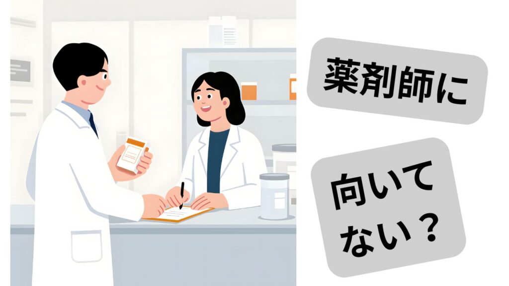 薬剤師に向いてない？